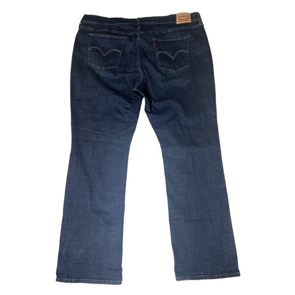 Levi's Denim - Levis 415 Classic Boot Cut Womens Jeans Sz 24W Waterless Stretch Denim Blue